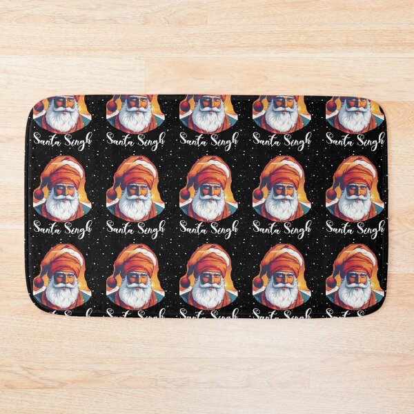 Item preview,  Santa Singh Christmas Vintage Snow Sunset  designed and sold by Smix Pixels.