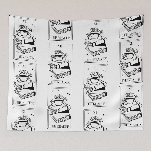 Item preview, The Reader Tarot Card Book Stack  designed and sold by bookishemporium.
