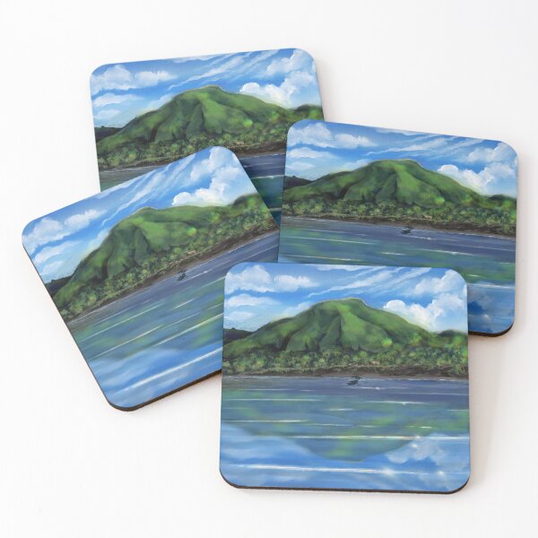 Item preview, Tropical Island Reflection in Glassy Lagoon designed and sold by kspence66.