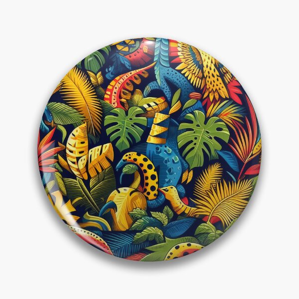 Item preview, Modern pattern jungle designed and sold by tipitoes.