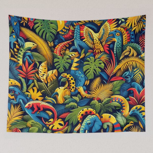 Item preview, Modern pattern jungle designed and sold by tipitoes.