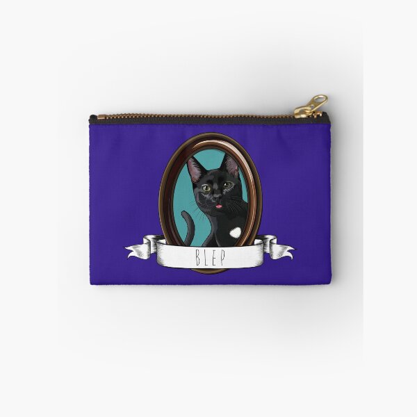 Item preview, Framed Portrait of a Black Cat Blep designed and sold by Carleah Unique.
