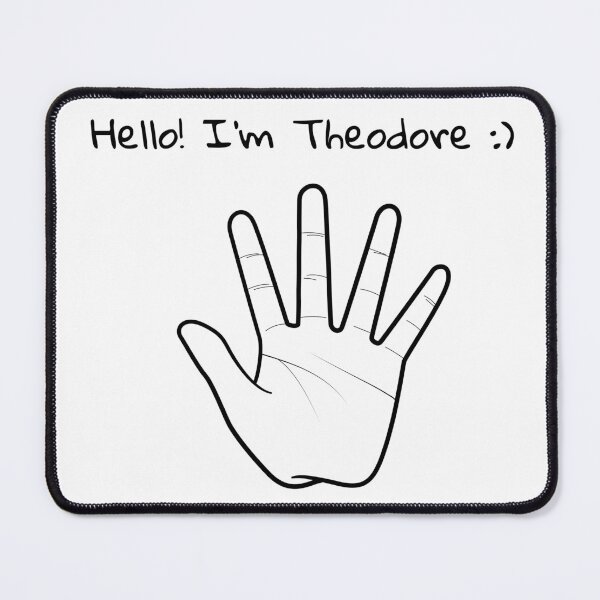 Item preview, Hello I'm Theodore my name funny boy cute designed and sold by STRAVOY.