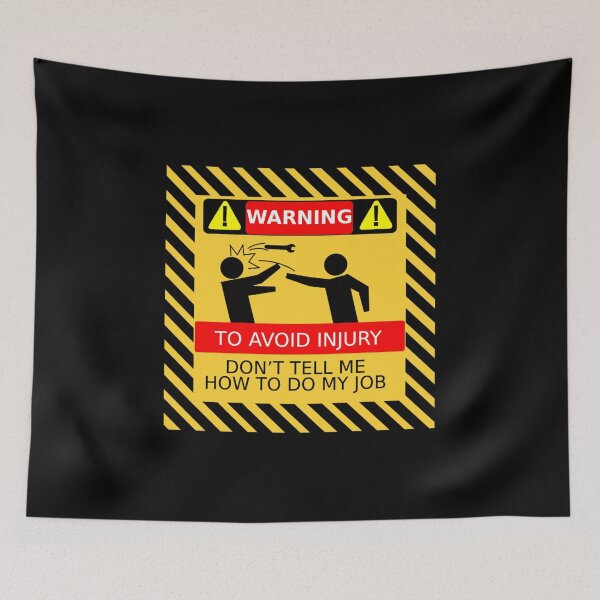 Item preview, Warrrning - Don’t Tell Me How 2 designed and sold by Mothrrr.