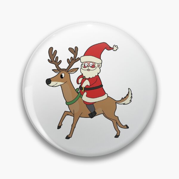 Item preview, Santa Claus on a reindeer designed and sold by BangYogy.