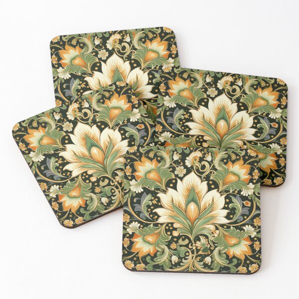 Item preview, Lotus Floral Pattern designed and sold by Rustybaker28.