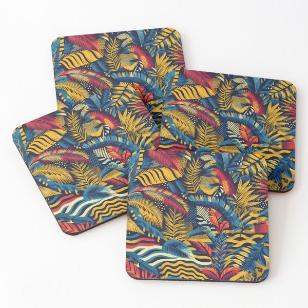 Item preview, Colorful tropical leaves designed and sold by tipitoes.