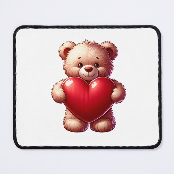 Item preview, Valentine teddy bear designed and sold by Truck Stop One.