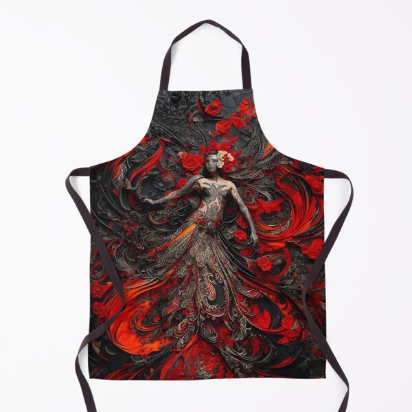 Item preview, Elegant gorgeous La Calavera Catrina, Lady of the afterlife, the Elegant Skull designed and sold by Fantasymachine.