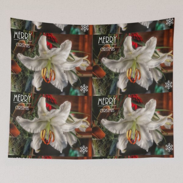 Item preview, Merry Christmas Lily designed and sold by Maria Keady.