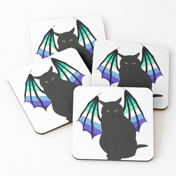 Aperçu de l'œuvre Chat dragon de la fierté gay/MLM créée et vendue par ashstash.