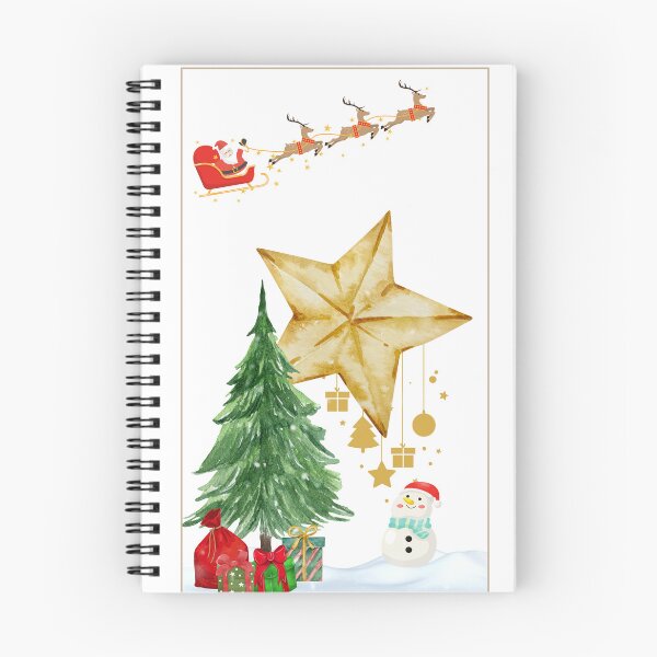 Item preview, "Starry Night: Magical Winter with Santa and Stars" designed and sold by Power-OF-You.