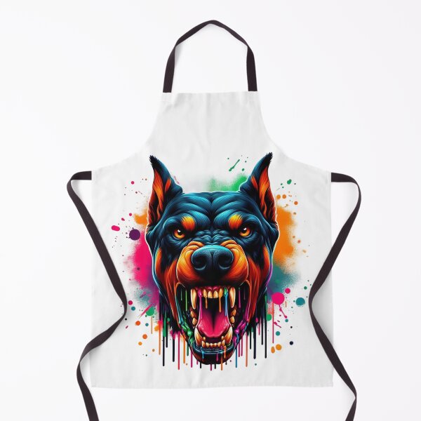 Item preview, angry doberman dog designed and sold by Animalia-.