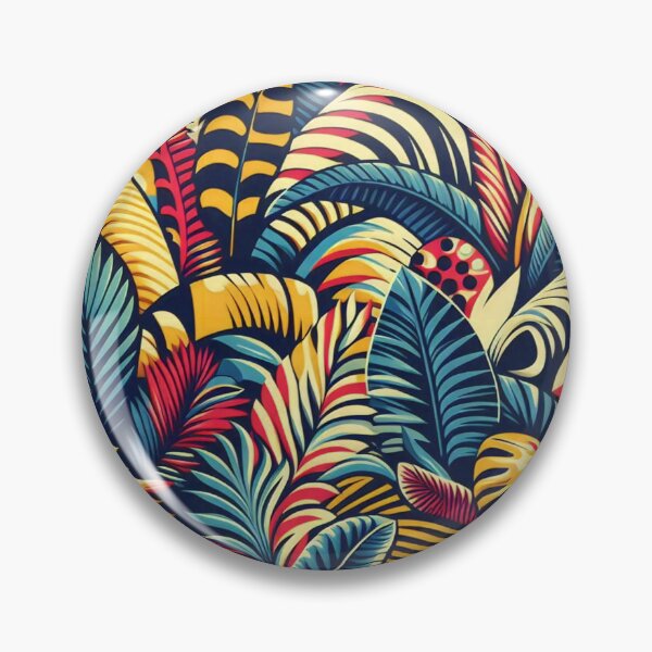 Item preview, Jungle colorful flora designed and sold by tipitoes.