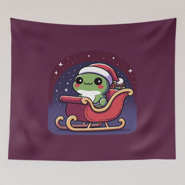 Item preview, The santa's froggy frog designed and sold by CoquerelleStore.