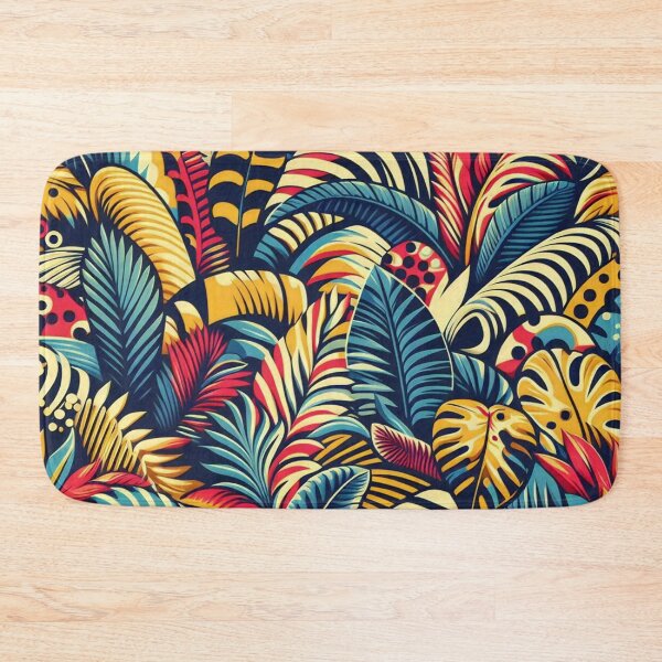Item preview, Jungle colorful flora designed and sold by tipitoes.