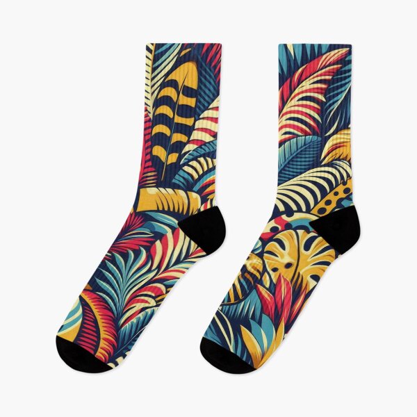Item preview, Jungle colorful flora designed and sold by tipitoes.