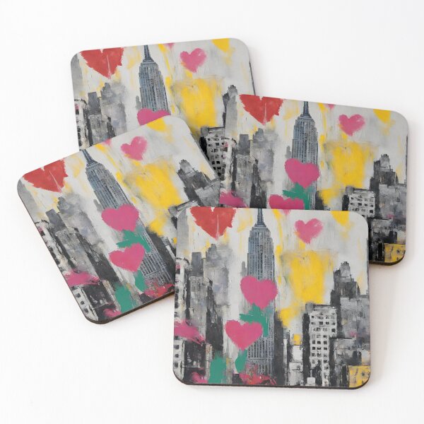 Item preview,  "Hearts Over Manhattan" designed and sold by FanoloHandford.