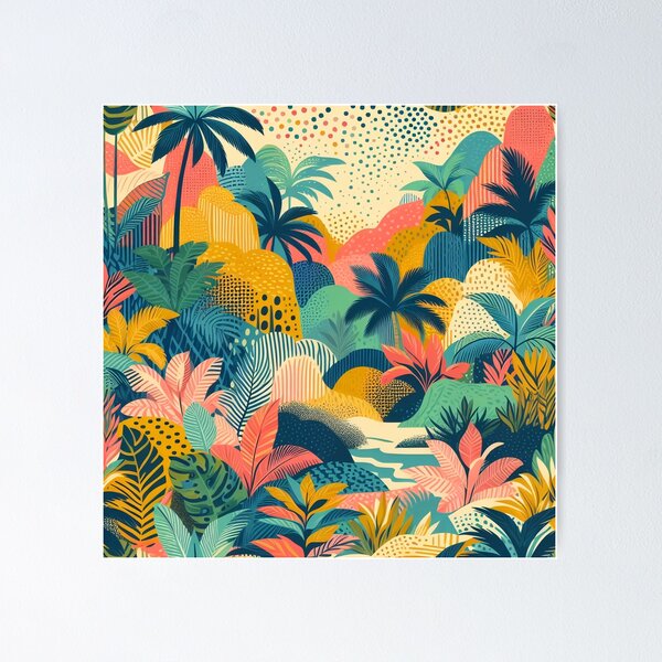 Item preview, Jungle Landscape designed and sold by tipitoes.
