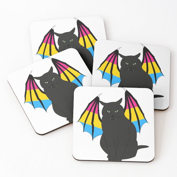 Item preview, Pansexual Pride Dragon Cat designed and sold by ashstash.