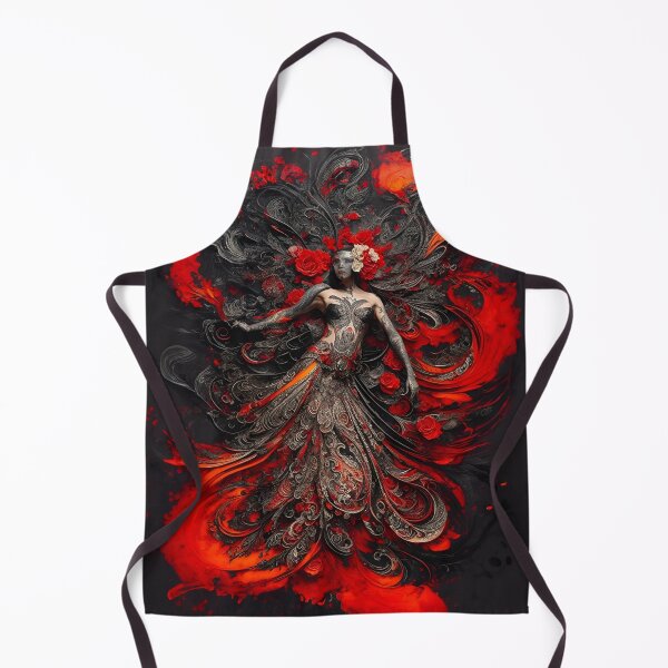 Item preview, Elegant gorgeous La Calavera Catrina, Lady of the afterlife, the Elegant Skull designed and sold by Fantasymachine.