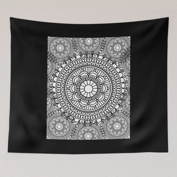 Item preview, Mandala in Black & White designed and sold by Compass and a Camera.