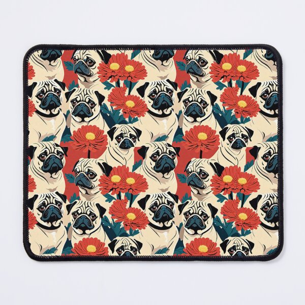 Item preview, Pugs and petals  designed and sold by Zozzalicious.
