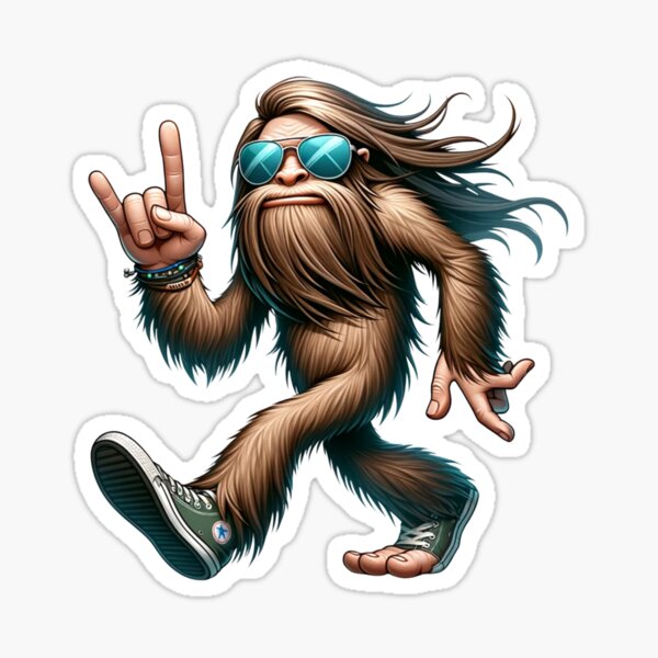 Item preview, Bigfoot Sasquatch Rock On Peace designed and sold by maxhater.