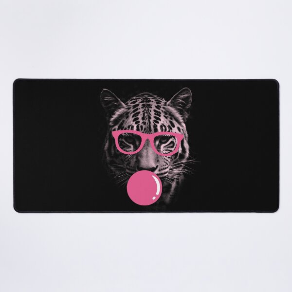 Item preview, Cool Jaguar Face Eating Gum And Makes A Bubble Cute Jaguar designed and sold by solimangomaa.