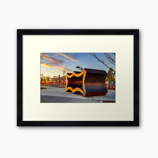 Item preview, A Frisco Sunrise In Downtown Rogers Arkansas designed and sold by Gregory Ballos.