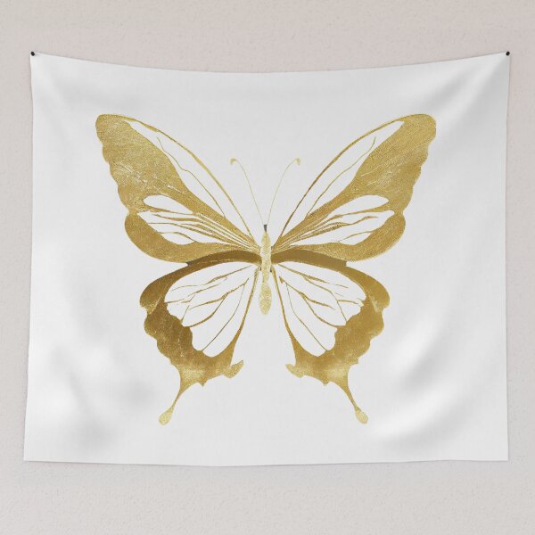 Item preview, Simulated Gold Leaf Gilded Butterfly designed and sold by essentialimage.