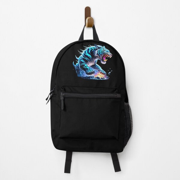 Item preview, Ink Fury: Intimidating Ice Tiger with Glowing Eyes designed and sold by GranitTR.