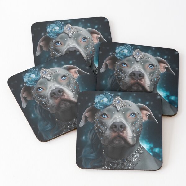 Item preview, Glorious Blue Nose Pit Bull designed and sold by Nocturne  Paws.