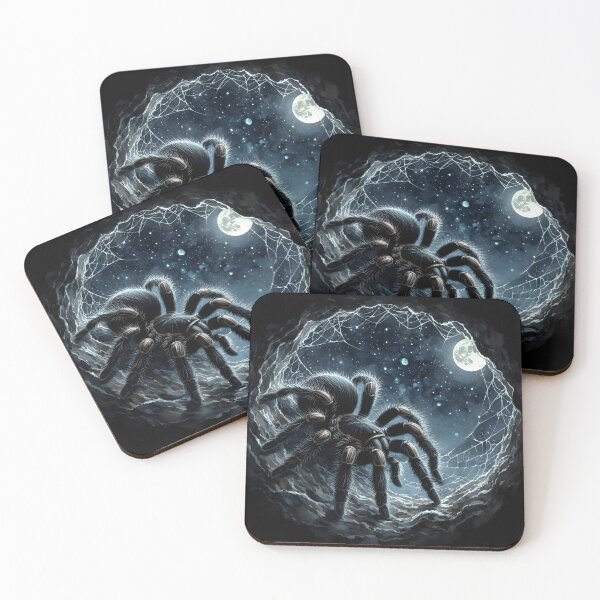 Item preview, Tarantulas moonlight night  designed and sold by RubisLeaf.