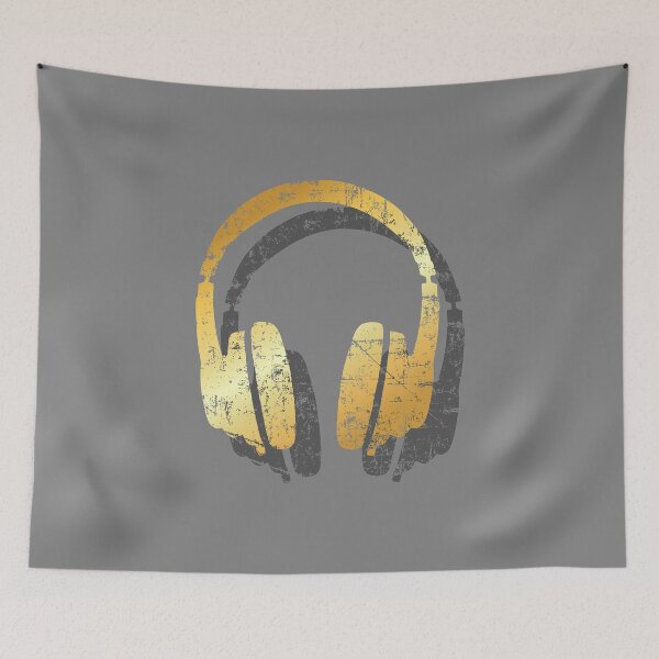 Item preview, Headphones (Ancient Gold) Shadow designed and sold by theshirtshops.