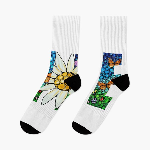 Item preview, Home Sweet Home White Daisy Garden Art designed and sold by Sharon Cummings Art.