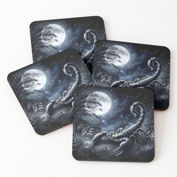 Item preview, Black scorpion night  designed and sold by RubisLeaf.