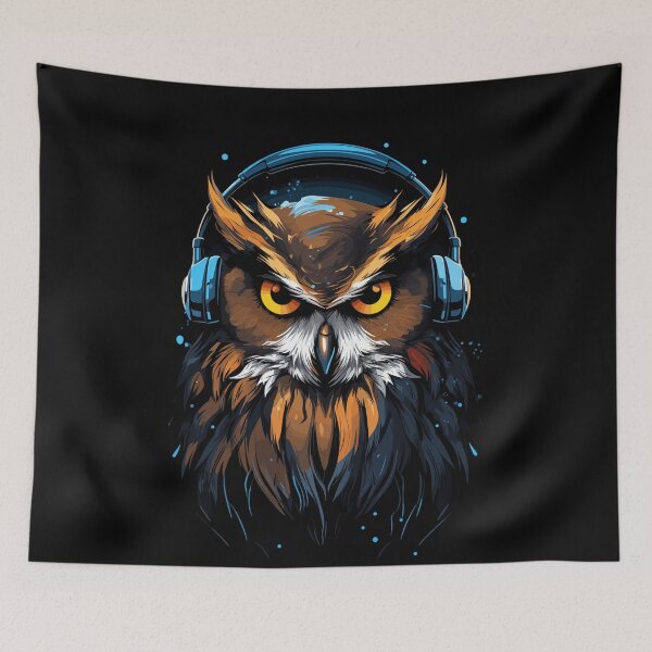 Item preview, smart Headphone DJ Owl designed and sold by EternalDelight1.