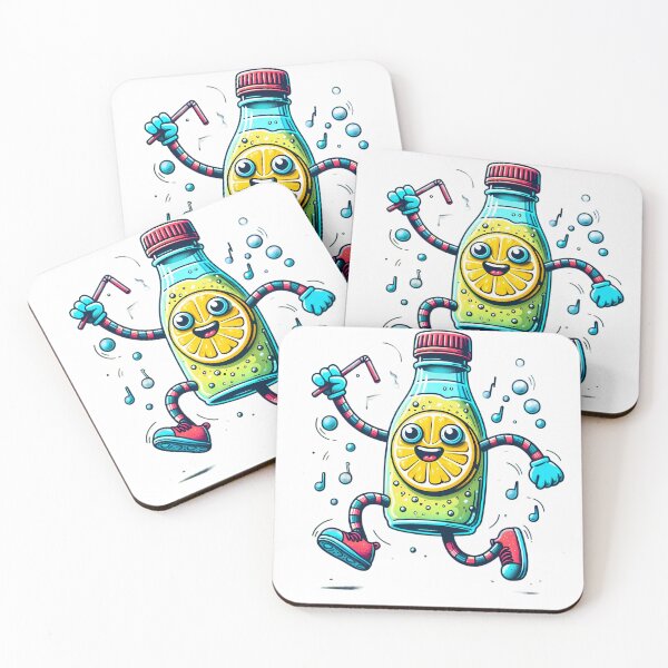 Item preview, Dancing Food: dancing bottle of lemonade designed and sold by CreativeSparkzz.