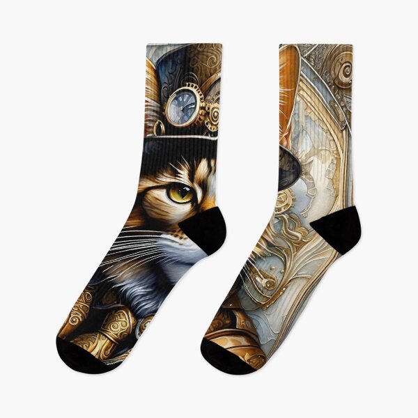 Item preview, Steampunk Cat - Surreal Fantasy art concepts designed and sold by Delerat7.