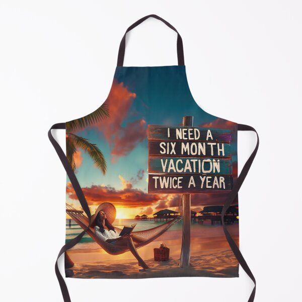 Item preview, Six-Month Vacation Vibes: Beachside Serenity Artwork designed and sold by RevGens.