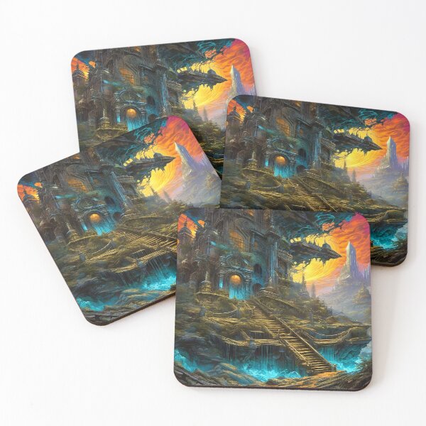 Item preview, Planar Fortress - Surreal Fantasy Art designed and sold by Delerat7.