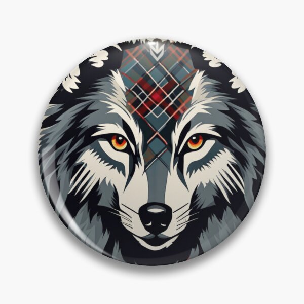 Item preview, Intricate Echoes: The Enigmatic Patterns of the Motif Wolf designed and sold by NightshadeWolfs.