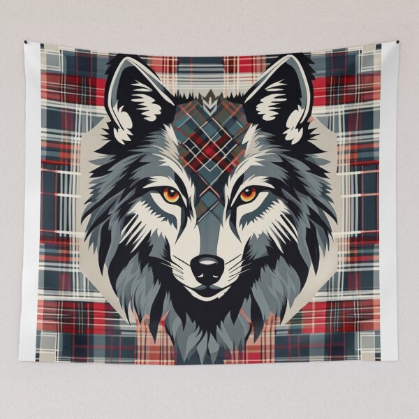 Item preview, Intricate Echoes: The Enigmatic Patterns of the Motif Wolf designed and sold by NightshadeWolfs.
