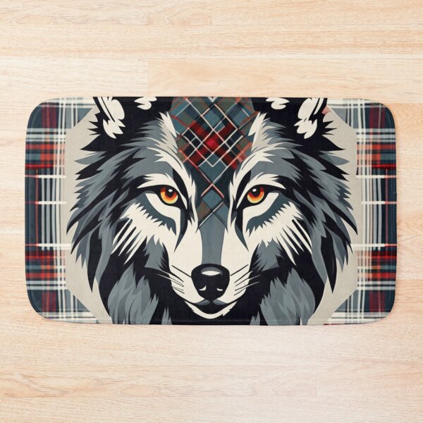 Item preview, Intricate Echoes: The Enigmatic Patterns of the Motif Wolf designed and sold by NightshadeWolfs.