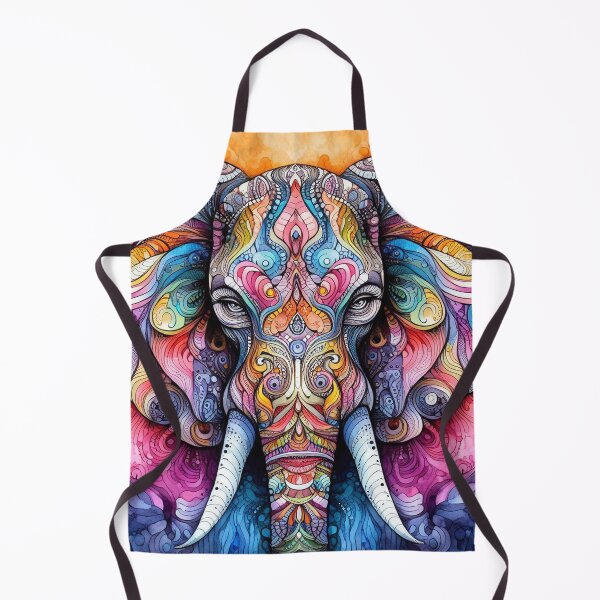 Item preview, Psychedelic imagery of a elephant designed and sold by welshdesigns.