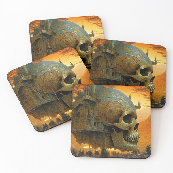 Item preview, Temple of the Skull - Sci Fi Art designed and sold by Delerat7.
