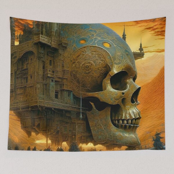 Item preview, Temple of the Skull - Sci Fi Art designed and sold by Delerat7.
