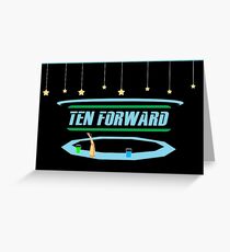 Ten Forward Greeting Card