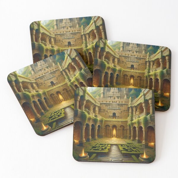 Item preview, Hedge Maze - Surreal Fantasy Art designed and sold by Delerat7.